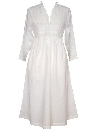 long cotton nightgowns sale